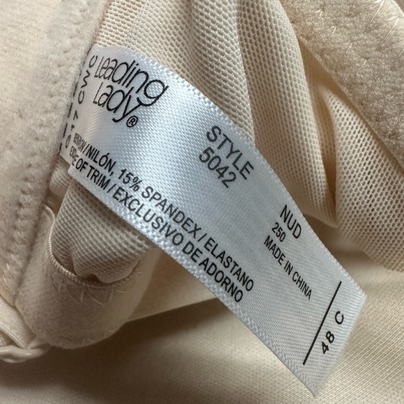 Leading Lady Womens Brigitte Molded Soft Cup Bra 5042 in Nude New - Picture 3 of 3